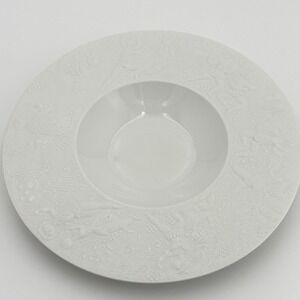 Rosenthal Magic Flute 11" Underplate White Round Vegetable Bjorn Wiinblad VTG